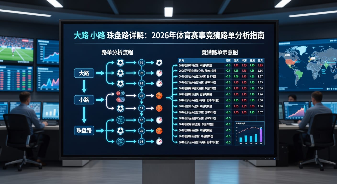 大路小路珠盘路：足球盘口分析与投注策略详解 | 2026年