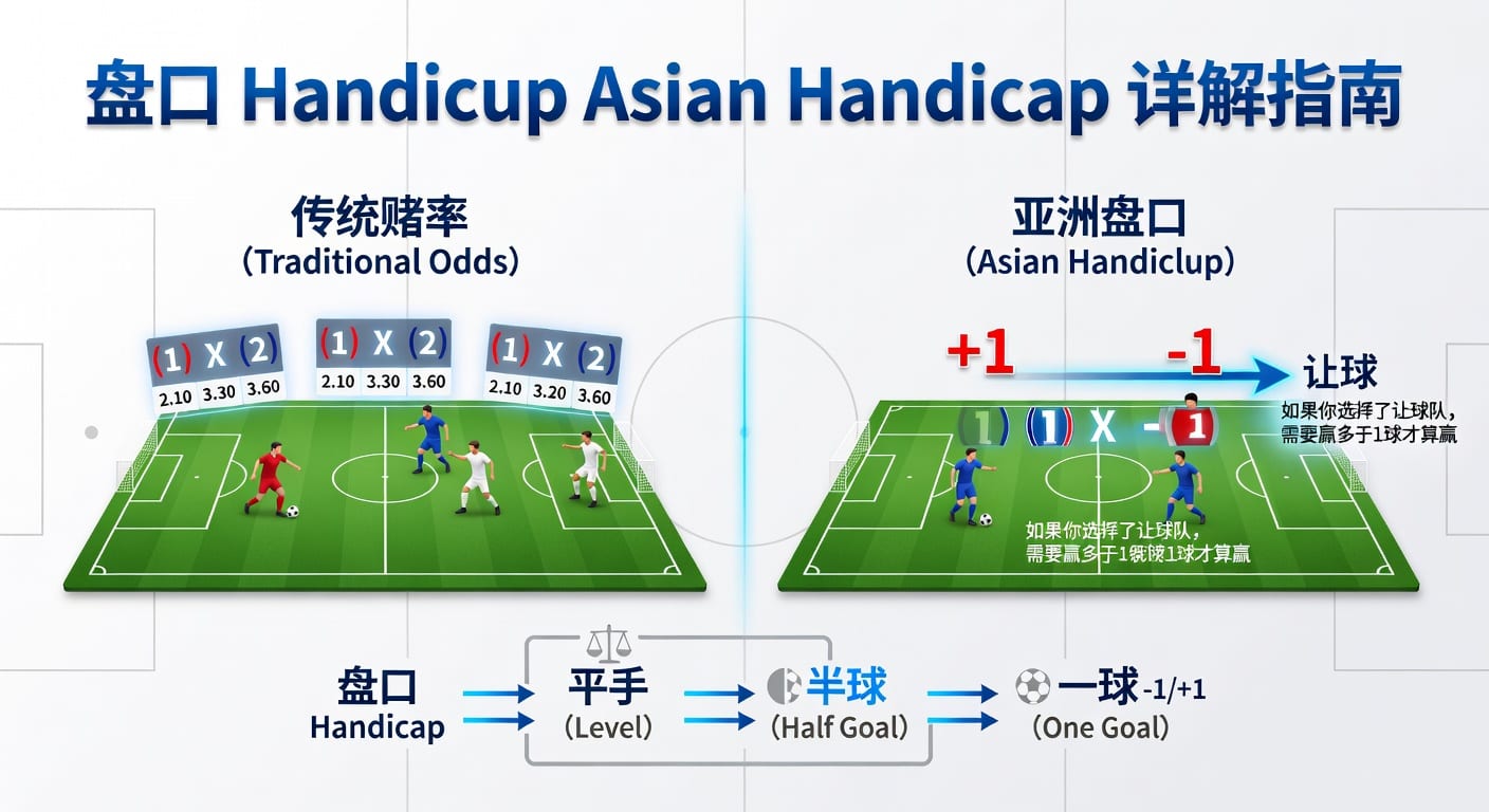 亚洲盘Asian Handicap：深度解析足球竞猜新玩法
