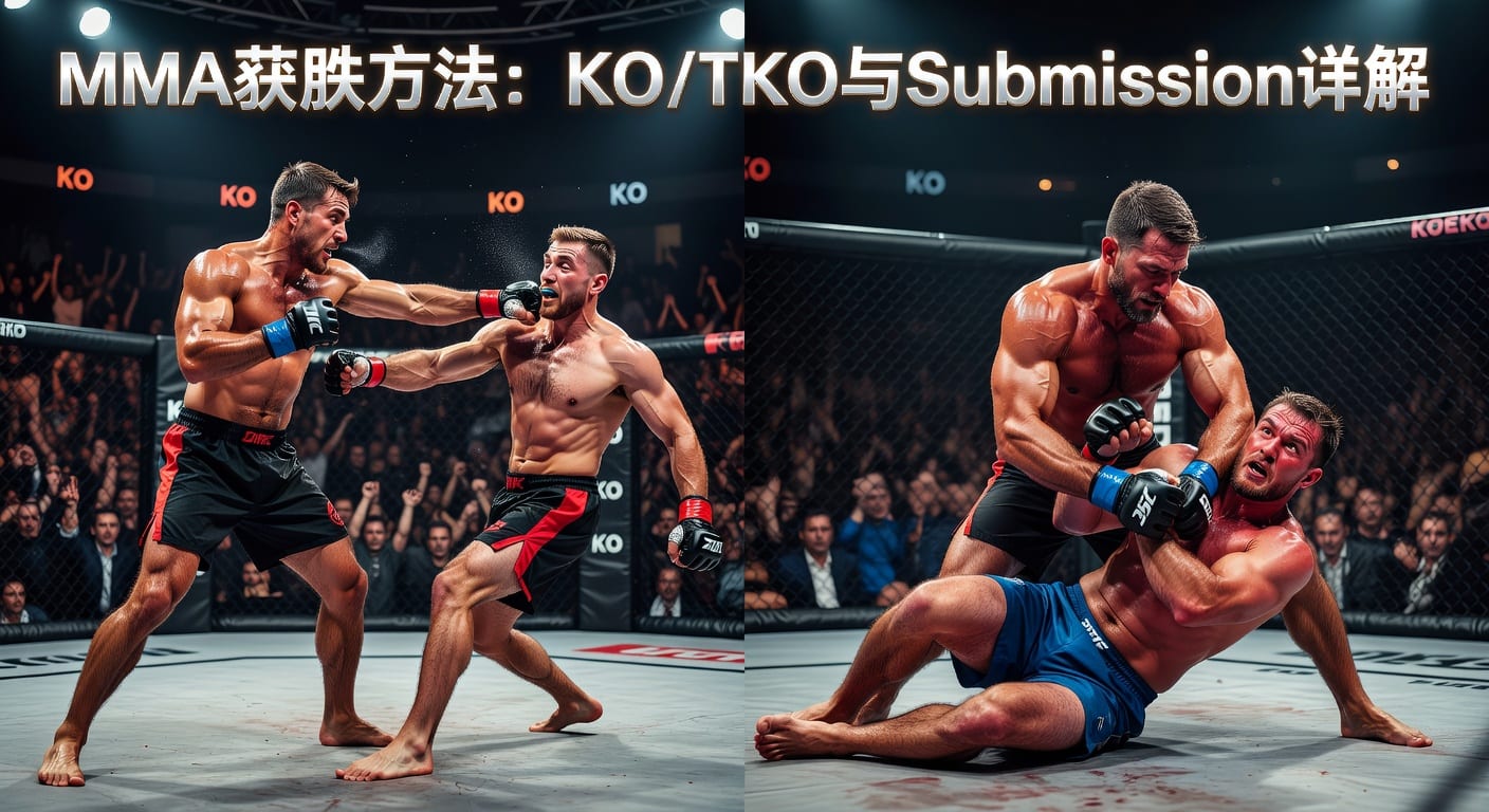 MMA方法 method of victory KO/TKO Submission：Stake投注技巧
